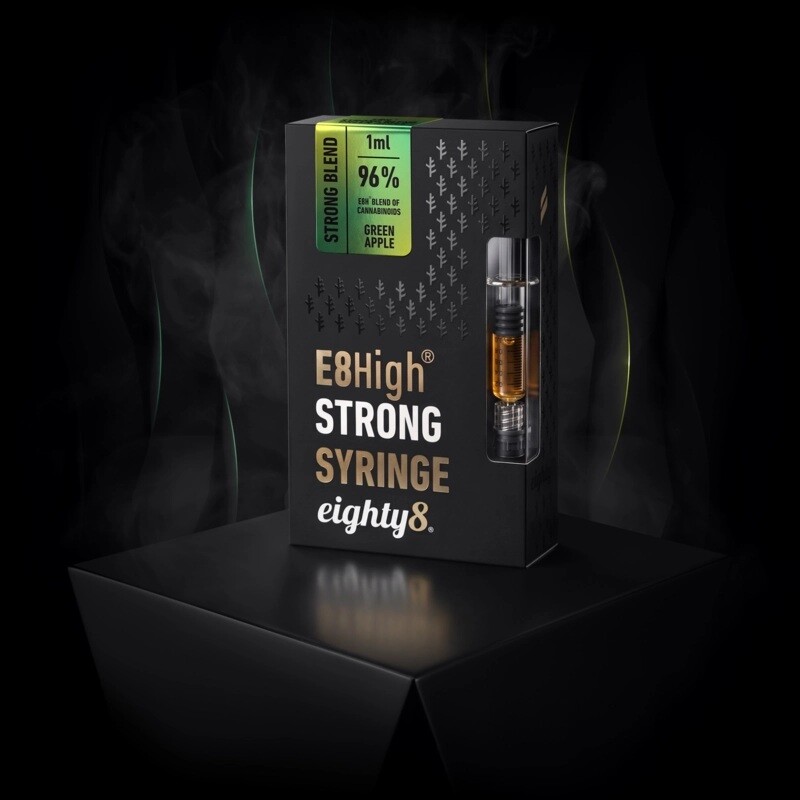 E8High Syringe Green Apple 1 ml