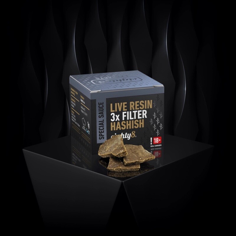 Live Resin Hashish 3x Filter 1 g